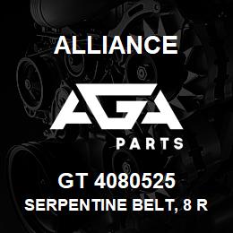 GT 4080525 Alliance SERPENTINE BELT, 8 RIB X 52.5 | AGA Parts