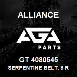 GT 4080545 Alliance SERPENTINE BELT, 8 RIB X 54.5 | AGA Parts