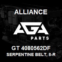GT 4080562DF Alliance SERPENTINE BELT, 8-RIB, 56.2 IN. | AGA Parts
