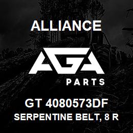 GT 4080573DF Alliance SERPENTINE BELT, 8 RIB, 1-3/32 X 58-1/8 | AGA Parts
