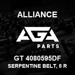 GT 4080595DF Alliance SERPENTINE BELT, 8 RIB, 1-3/32 X 60 IN. | AGA Parts