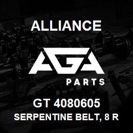 GT 4080605 Alliance SERPENTINE BELT, 8 RIB X 60.5 | AGA Parts