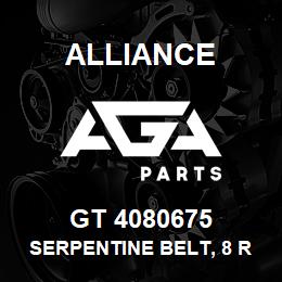 GT 4080675 Alliance SERPENTINE BELT, 8 RIB X 67.5 | AGA Parts