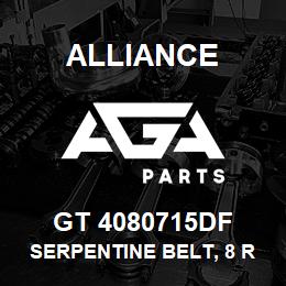 GT 4080715DF Alliance SERPENTINE BELT, 8 RIB X 72-1/8 | AGA Parts