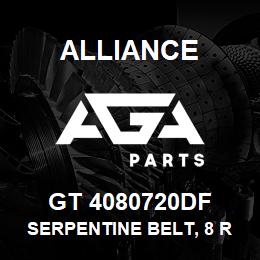 GT 4080720DF Alliance SERPENTINE BELT, 8 RIB 1-3/32 X 72-5/8 | AGA Parts