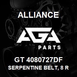 GT 4080727DF Alliance SERPENTINE BELT, 8 RIB, 1-3/32 X 73-1/4 | AGA Parts
