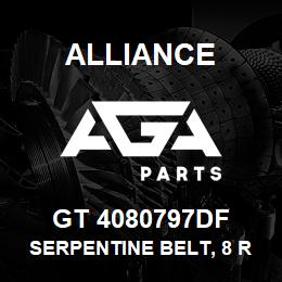 GT 4080797DF Alliance SERPENTINE BELT, 8 RIB, 1-3/32 X 80-1/8 | AGA Parts