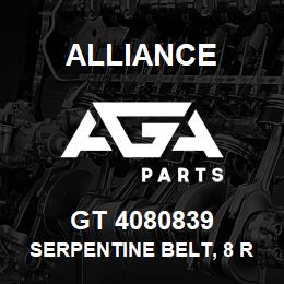 GT 4080839 Alliance SERPENTINE BELT, 8 RIB X 83.9 | AGA Parts