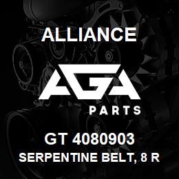 GT 4080903 Alliance SERPENTINE BELT, 8 RIB X 90.3 | AGA Parts