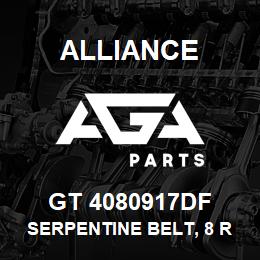 GT 4080917DF Alliance SERPENTINE BELT, 8 RIB, 1-3/32 X 92-1/8 | AGA Parts