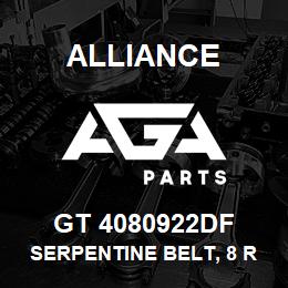 GT 4080922DF Alliance SERPENTINE BELT, 8 RIB X 92-3/4 | AGA Parts