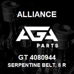 GT 4080944 Alliance SERPENTINE BELT, 8 RIB | AGA Parts