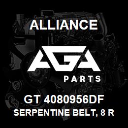 GT 4080956DF Alliance SERPENTINE BELT, 8 RIB, 1-3/32 X 96-1/4 | AGA Parts