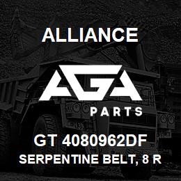 GT 4080962DF Alliance SERPENTINE BELT, 8 RIB, 1-3/32 X 97-1/2 | AGA Parts