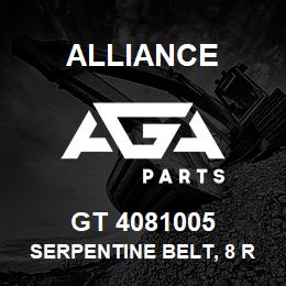 GT 4081005 Alliance SERPENTINE BELT, 8 RIB | AGA Parts