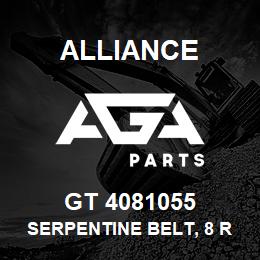 GT 4081055 Alliance SERPENTINE BELT, 8 RIB, 1-3/32 X 106-1/8 | AGA Parts