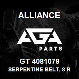 GT 4081079 Alliance SERPENTINE BELT, 8 RIB 1-3/32 X 108-1/2 | AGA Parts
