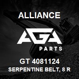 GT 4081124 Alliance SERPENTINE BELT, 8 RIB X 112.4 | AGA Parts