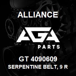GT 4090609 Alliance SERPENTINE BELT, 9 RIB X 60.9 | AGA Parts
