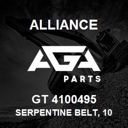 GT 4100495 Alliance SERPENTINE BELT, 10 RIB X 49.5 | AGA Parts