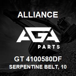 GT 4100580DF Alliance SERPENTINE BELT, 10 RIB X 57.96 | AGA Parts