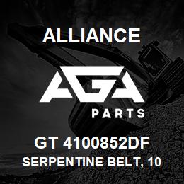 GT 4100852DF Alliance SERPENTINE BELT, 10 RIB, 1-3/8 X 85-7/8 | AGA Parts