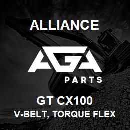 GT CX100 Alliance V-BELT, TORQUE FLEX | AGA Parts