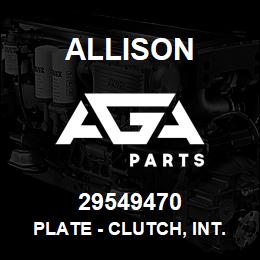 29549470 Allison PLATE - CLUTCH, INT. SPLINE | AGA Parts