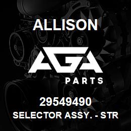 29549490 Allison SELECTOR ASSY. - STRIP, 6PB, H | AGA Parts