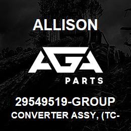 29549519-GROUP Allison CONVERTER ASSY, (TC-221) 1K/2K (BLACK) (29540484/29543017) | AGA Parts