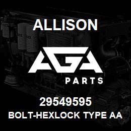 29549595 Allison BOLT-HEXLOCK TYPE AA,.375-16 U | AGA Parts