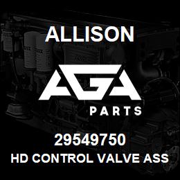 29549750 Allison HD CONTROL VALVE ASSEMBLY | AGA Parts