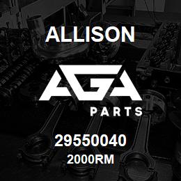 29550040 Allison 2000RM | AGA Parts