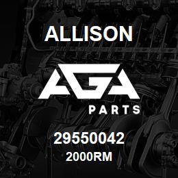 29550042 Allison 2000RM | AGA Parts