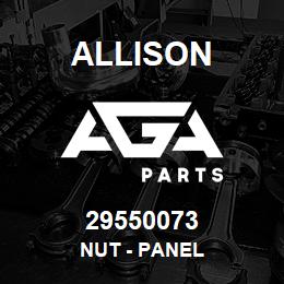 29550073 Allison NUT - PANEL | AGA Parts