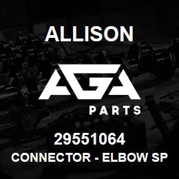 29551064 Allison CONNECTOR - ELBOW SPEC. 90DEG | AGA Parts