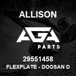 29551458 Allison FLEXPLATE - DOOSAN DL 08 | AGA Parts