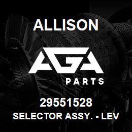 29551528 Allison SELECTOR ASSY. - LEVER, BUMP, | AGA Parts