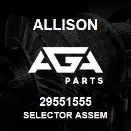 29551555 Allison SELECTOR ASSEM | AGA Parts