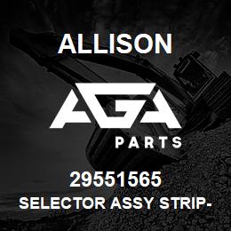 29551565 Allison SELECTOR ASSY STRIP-HORIZONTAL | AGA Parts