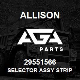 29551566 Allison SELECTOR ASSY STRIP - VERTICAL | AGA Parts