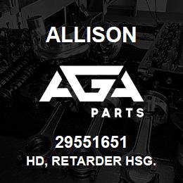 29551651 Allison HD, RETARDER HSG. | AGA Parts