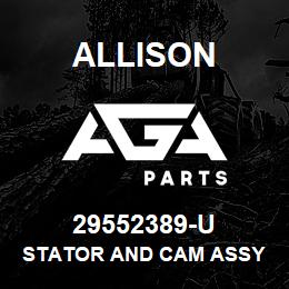 29552389-U Allison STATOR AND CAM ASSY - TORQUE | AGA Parts