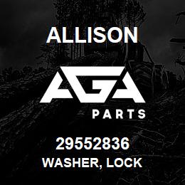 29552836 Allison WASHER, LOCK | AGA Parts