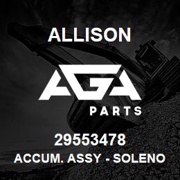 29553478 Allison ACCUMULATOR ASSEMBLY-SOLENOID | AGA Parts