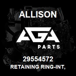 29554572 Allison RETAINING RING-INT, STRAIGHT | AGA Parts