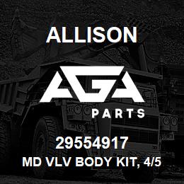 29554917 Allison MD VLV BODY KIT, 4/5TH GEN | AGA Parts