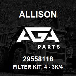 29558118 Allison FILTER KIT, 4 - 3K/4K | AGA Parts