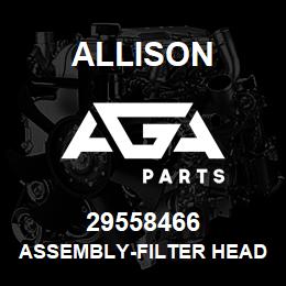 29558466 Allison ASSEMBLY-FILTER HEAD | AGA Parts