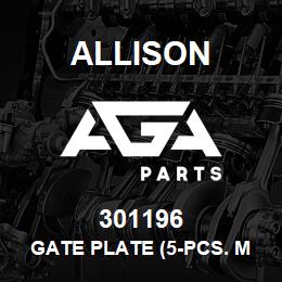 301196 Allison GATE PLATE (5-PCS. MIN) | AGA Parts